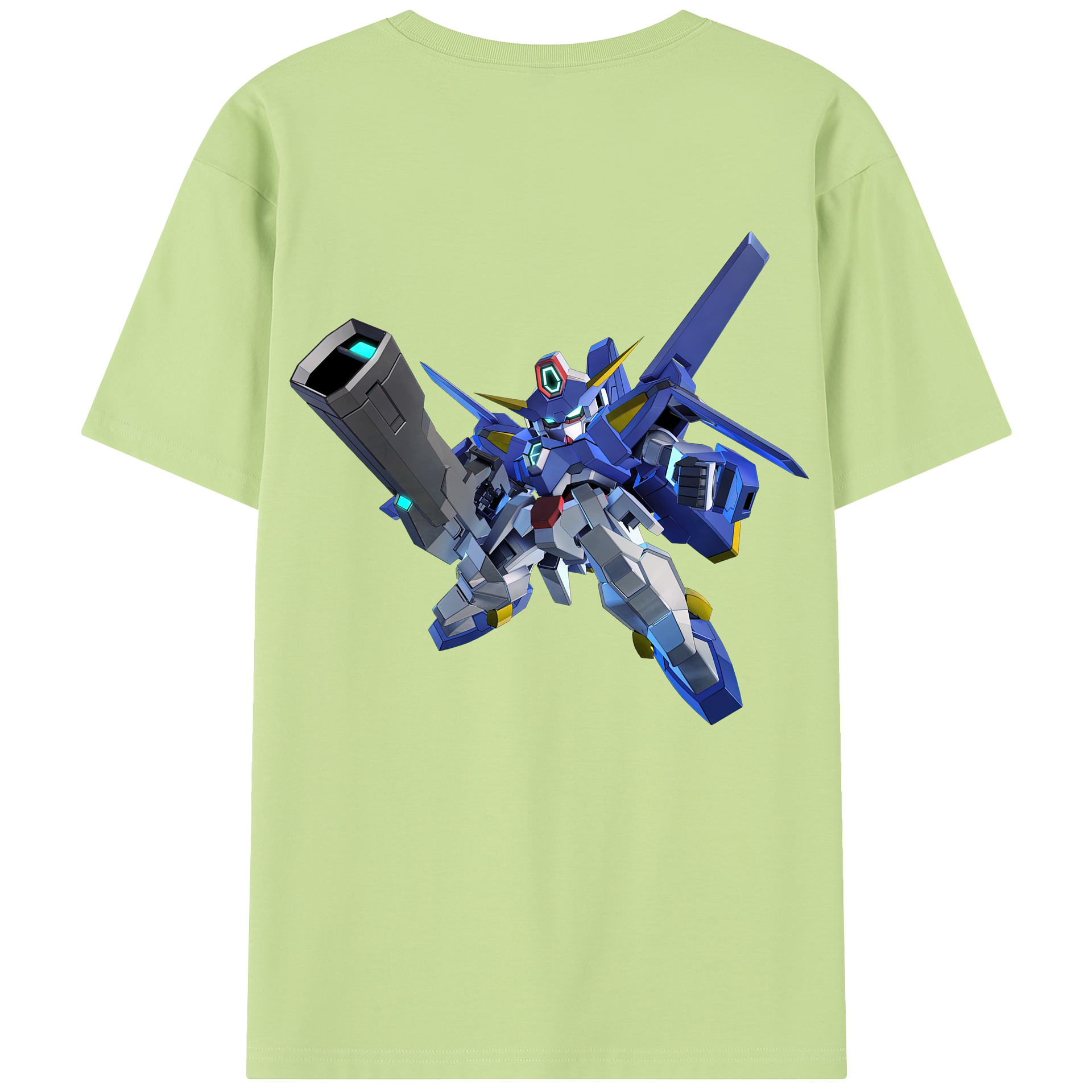 （画像用） 機動戦士ガンダム Mobile Suit Gundam 綿100％半袖Tシャツ（背面プリント）